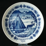 1974 Seltmann Swedish Landscape Plate Lapland / Sampi