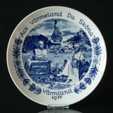 1977 Seltmann Swedish Landscape Plate Värmland