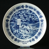 1978 Seltmann Swedish Landscape Plate Blekinge