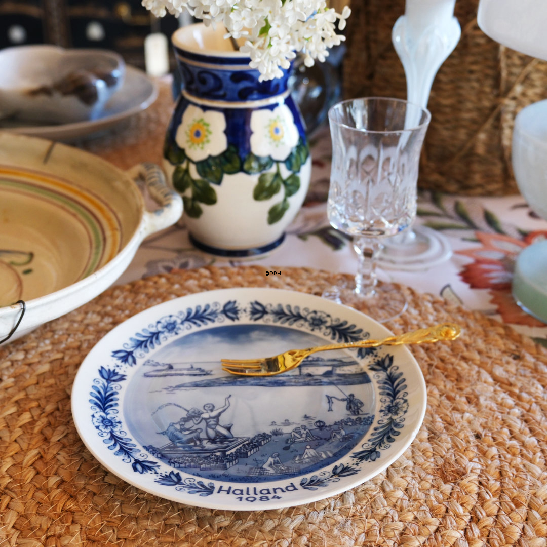 1984 Seltmann svensk landskab platte, Halland