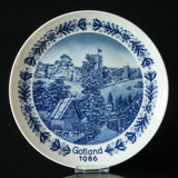 1986 Seltmann Swedish Landscape Plate Gotland