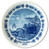 1990 Seltmann Swedish Landscape Plate Norrbotten