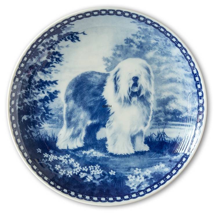 Tove Svendsen Hundeplatte, Old English Sheepdog