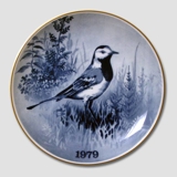 Tove Svendsen, Bird plate White Wagtail 1979