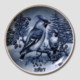 Tove Svendsen, Bird plate Silktail 1987