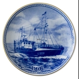 1976 Tove Svendsen Fishing plate