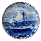 1982 Tove Svendsen Fishing plate