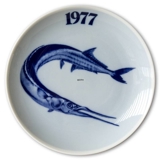 1977 Tove Svendsen Fish plate, Garfish
