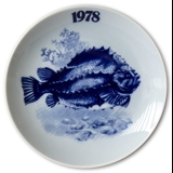1978 Tove Svendsen Fish plate, Lumpsucker