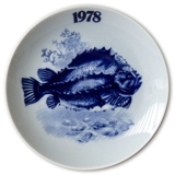 1978 Tove Svendsen Fish plate, Lumpsucker