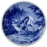 1974 Tove Svendsen, Hunting plate, Deer