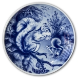 1980 Tove Svendsen, Hunting plate, Squirrel