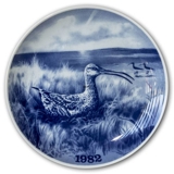 1982 Tove Svendsen, Hunting plate, Curlew