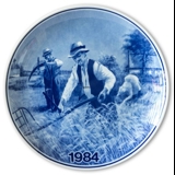 1984 Tove Svendsen Farmer plate, Harvest