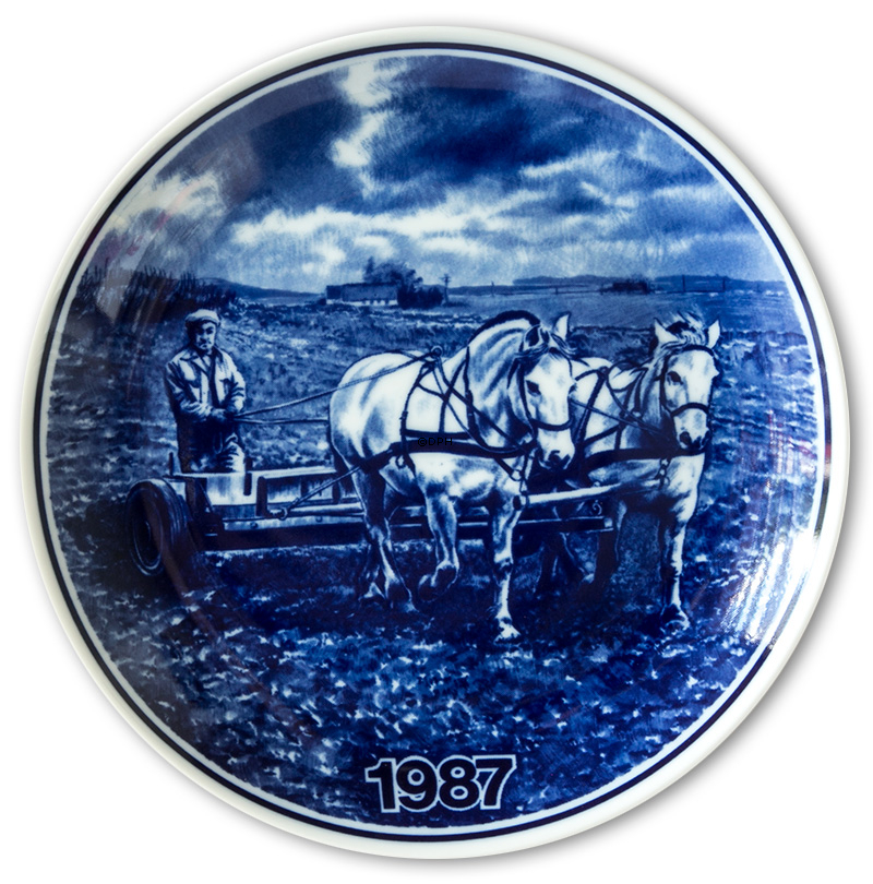 1987 Tove Svendsen Landbrugsplatte, Spredning af gødning