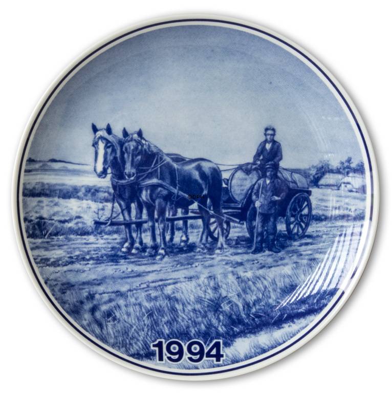 Landbrugsplatte Tove Svendsen 1994 Kørsel med ajle