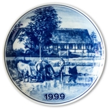 1999 Tove Svendsen Farmer plate, Cows drinking