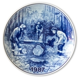 Tove Svendsen Forestry plate 1987