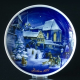 1977 Tettau traditional Christmas plate