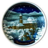 1995 Tettau traditional Christmas plate with German text (Weihnachten)