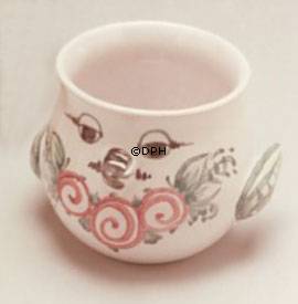 Wiinblad Fuglepotte nr. 64 hånddekoreret, blå/hvid eller multi colour