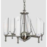 "DPH4" 6-arm Chandelier in Steel