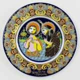 Bjorn Wiinblad Christmas plate 1982 Baptism of Jesus