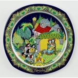 Bjorn Wiinblad Christmas plate 1983 Nativity of Jesus