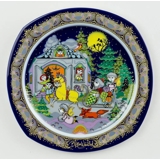 Bjørn Wiinblad Christmas plate 1984 (Christmas Carols)