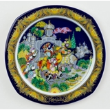 Bjørn Wiinblad Christmas plate 1985 The Three Magi follow the Star