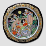 Bjorn Wiinblad Christmas plate 1987 (Christmas Carols)