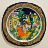 Bjorn Wiinblad Christmas plate 1989 There was no room for them in the inn