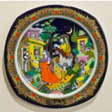 Bjorn Wiinblad Christmas plate 1989 There was no room for them in the inn