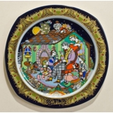 Bjorn Wiinblad Christmas plate 1992 (Christmas Carols)