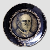 Memorial plate, Presidents of Finland, Lauri Kr. Relander 1925-1931, Arabia