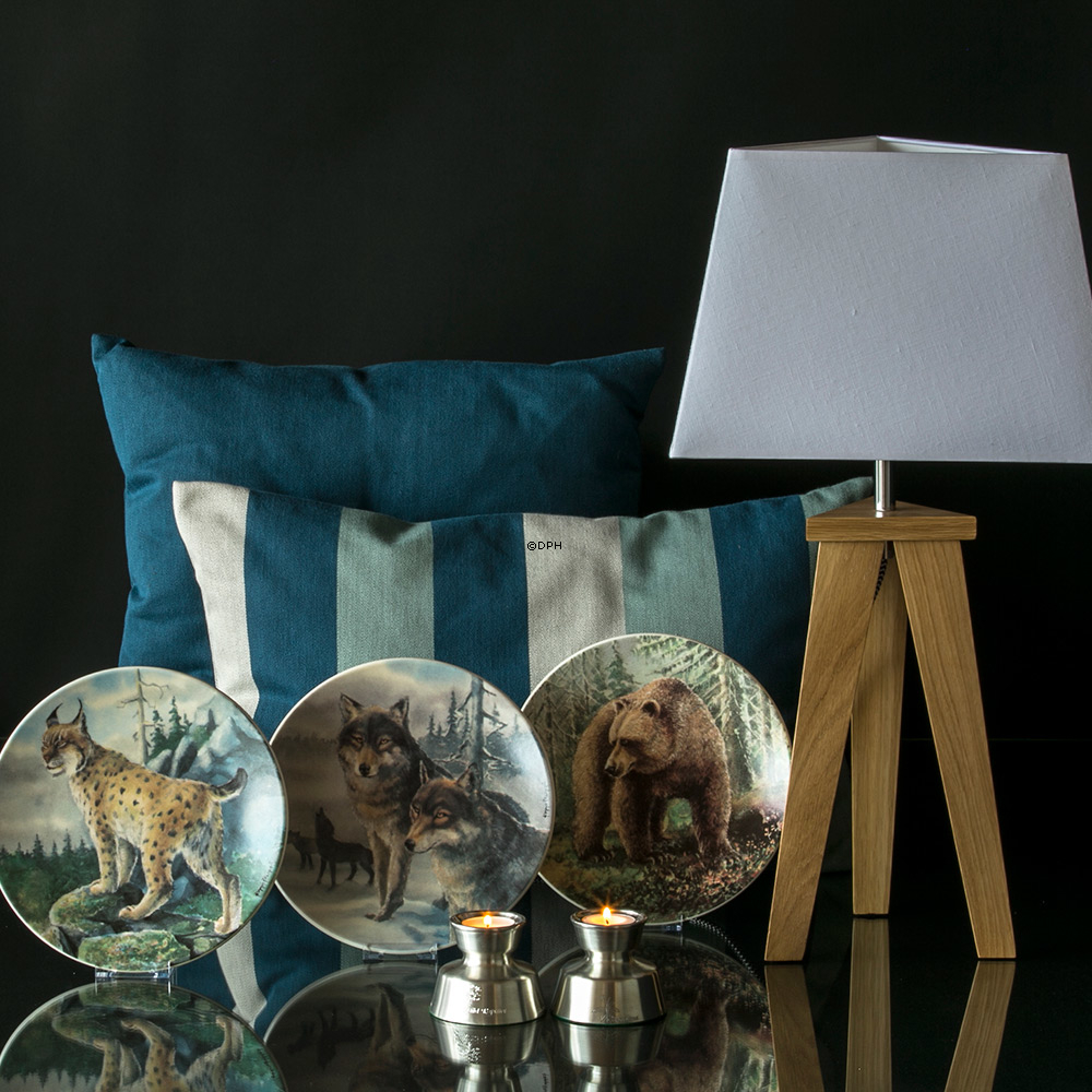 Arabia rovdyrplatte med ulv