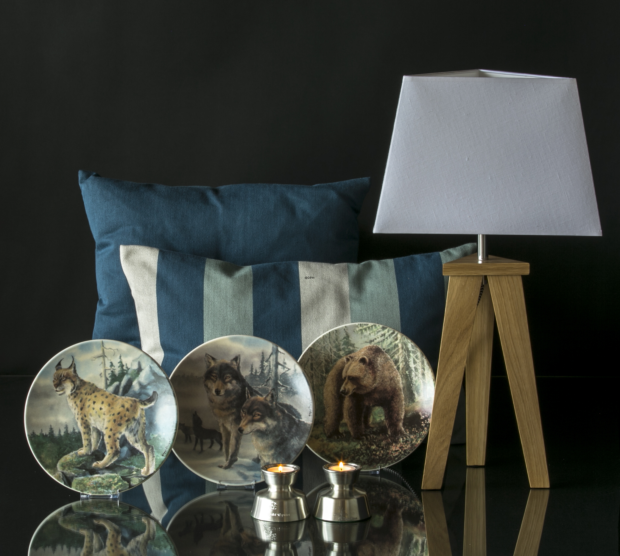 Arabia rovdyrplatte med los