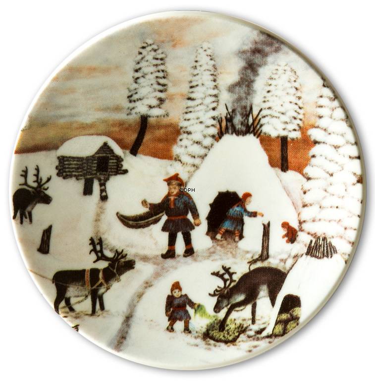 Arabia julekort plaquette nr. 6