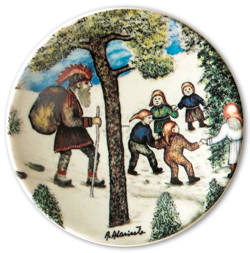 Arabia julekort plaquette nr. 33