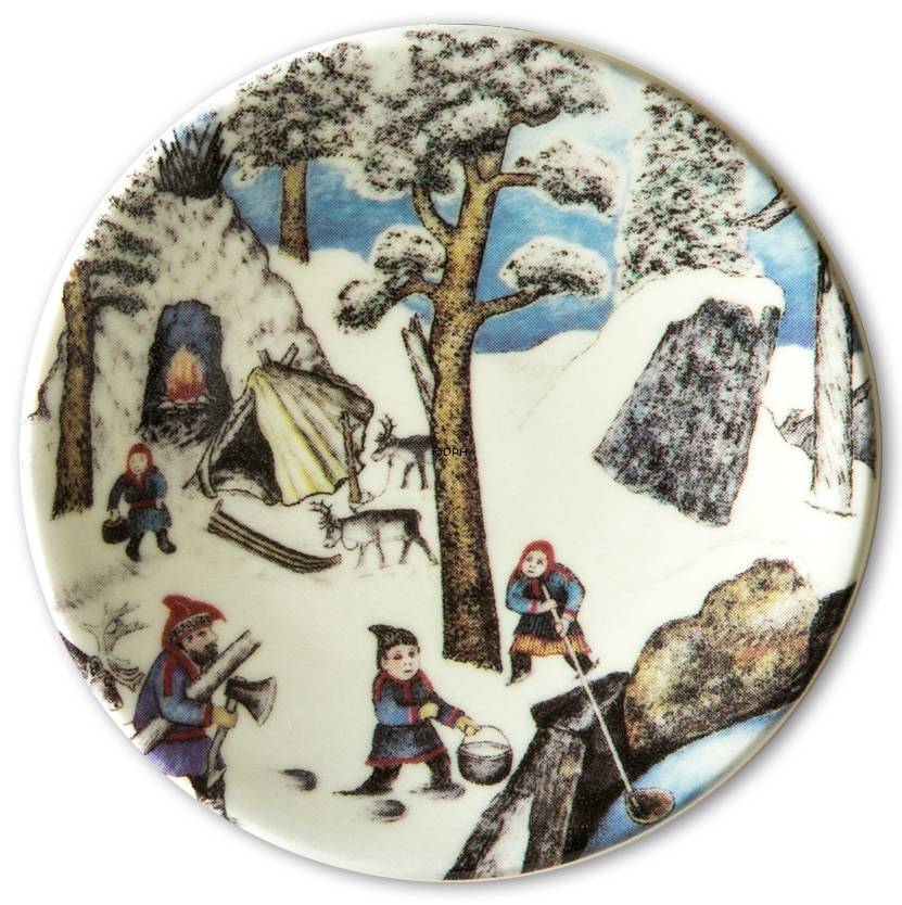 Arabia julekort plaquette nr. 47