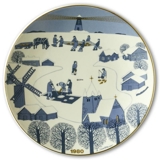 1980 Christmas plate Arabia, designed by Raija Uosikkinon