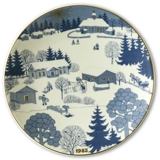 1983 Christmas plate Arabia