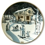 1993 Christmas plate Arabia