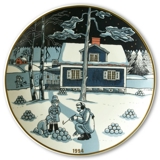 1994 Christmas plate Arabia