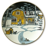 1995 Christmas plate Arabia