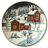 1996 Christmas plate Arabia