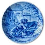 Berlin Design mother's day plate 1981 (German Text)