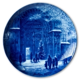 Berlin Design Christmas Plate 1976 Christmas Eve in Augsburg