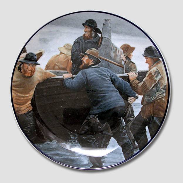 Platte med Skagensmaler motiv, Christineholm