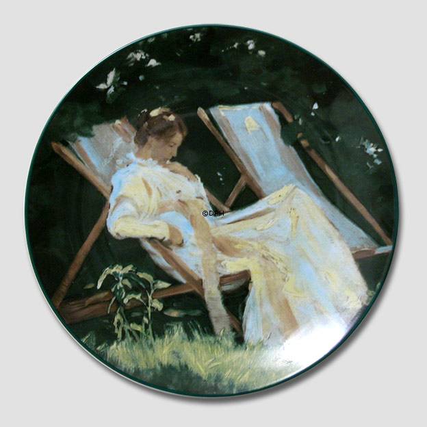 Platte med Skagensmaler motiv, Christineholm